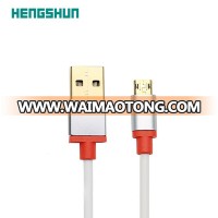 Slim double useful micro usb cable compatible with android devices